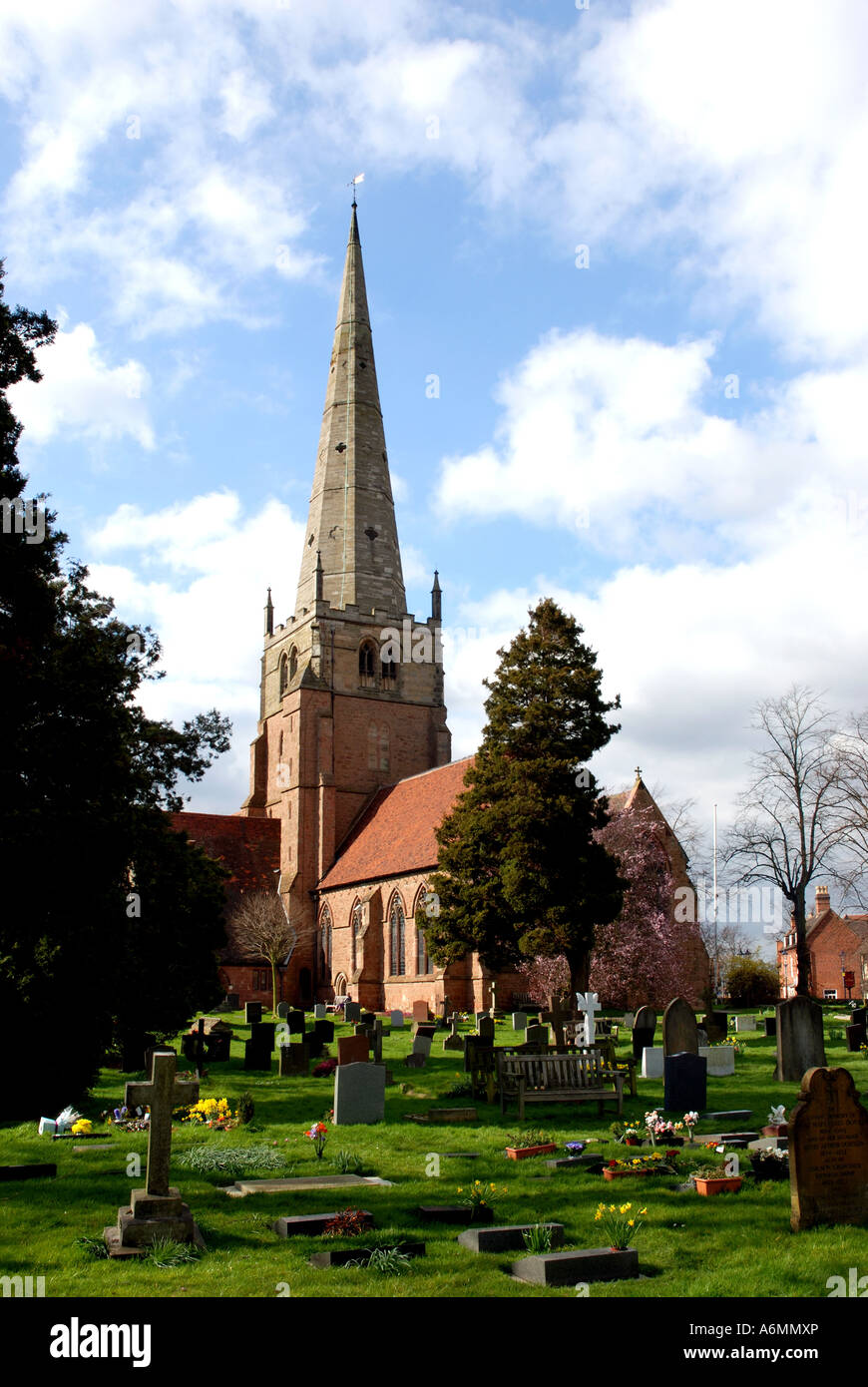 St. Alphege`s Church, Solihull, West Midlands, England, UK Stock Photo